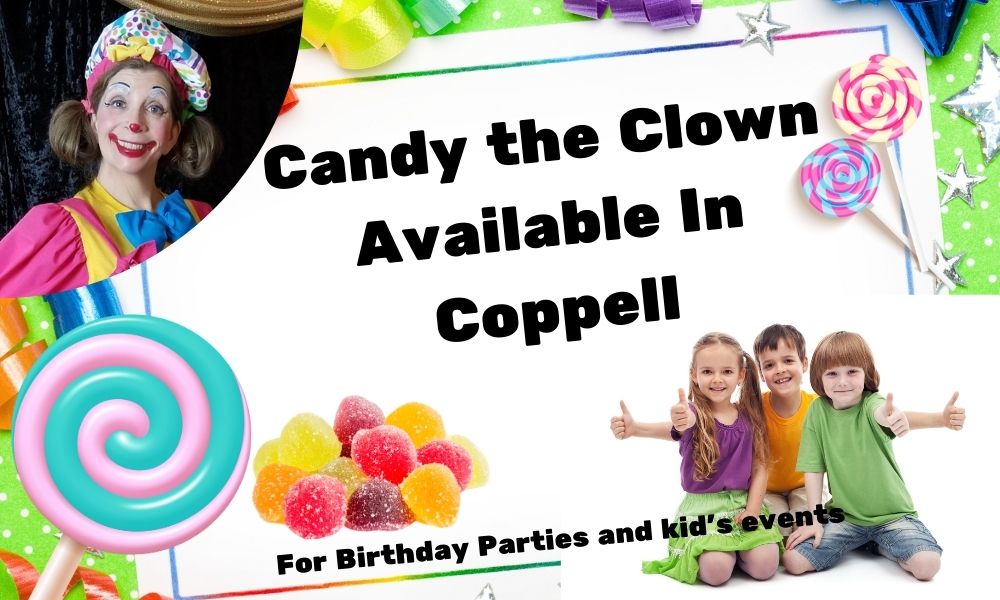 Candy the Clown for Coppell Texas